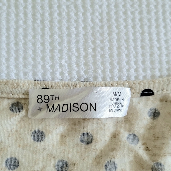 89th + Madison Polka Dot Top - NWT - Picture 4 of 12